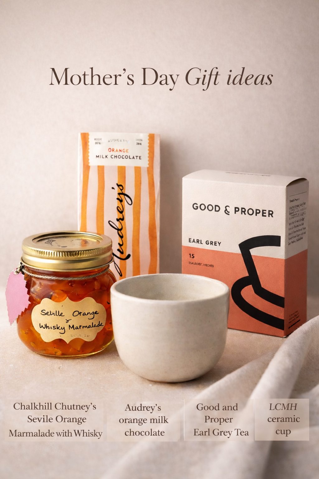 Tea and breakfast selection