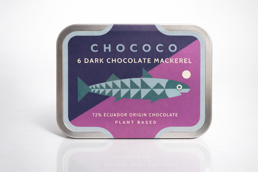Chococo 6 dark chocolate mackerel