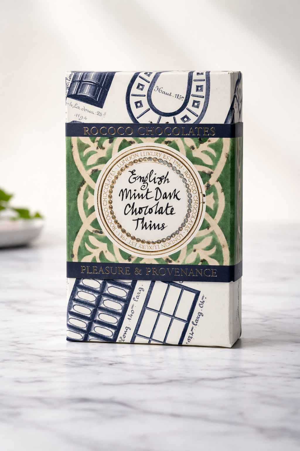 Rococo's Peppermint Dark Chocolate Thins